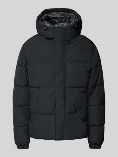 Jack & Jones Steppjacke mit Kapuze Modell 'BRADLEY' in Black, Größe XX...