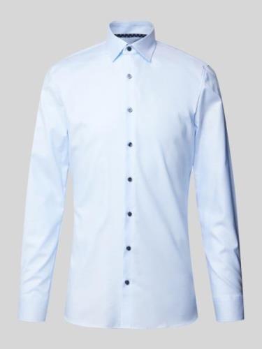 OLYMP No. Six Super Slim Fit Business-Hemd mit Kentkragen in Bleu, Grö...