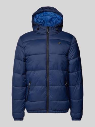 Blend Steppjacke mit Kapuze in Royal, Größe L