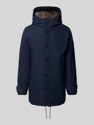 Tom Tailor 2-in-1 Parka mit herausnehmbarer Kapuze in Marine, Größe XL