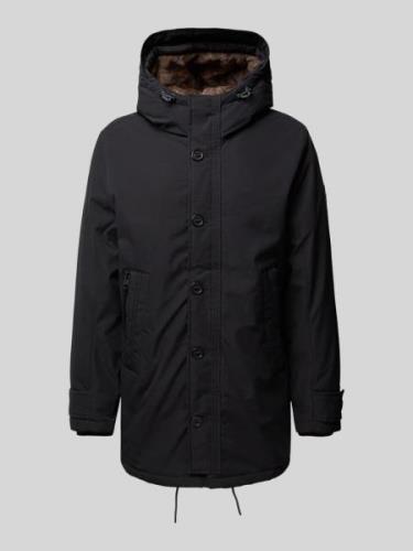 Tom Tailor 2-in-1 Parka mit herausnehmbarer Kapuze in Black, Größe XXL