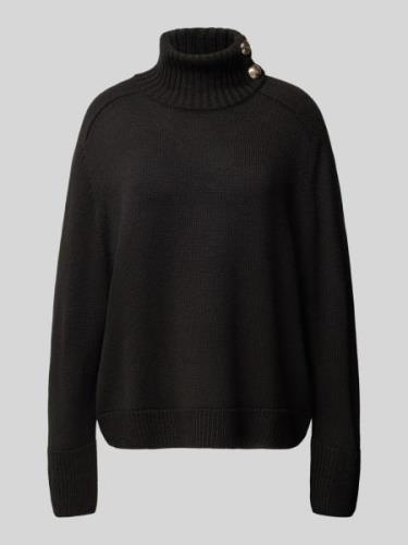 JOOP! Strickpullover mit Turtleneck in Black, Größe 38