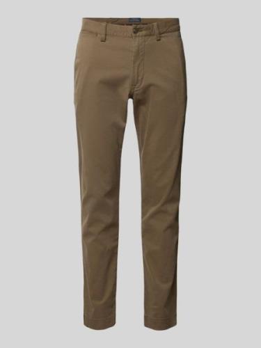 Polo Ralph Lauren Regular Fit Chino mit Gesäßtasche in Oliv, Größe 33/...