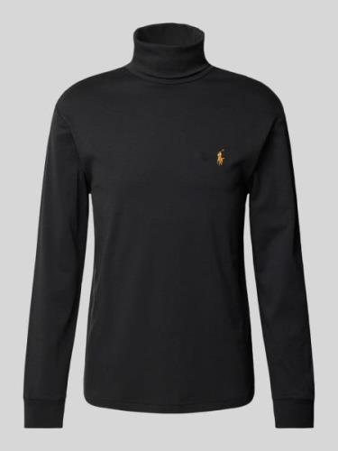 Polo Ralph Lauren Longsleeve mit Rollkragen in Black, Größe M