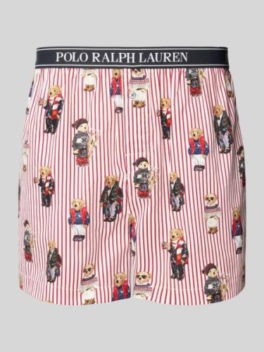 Polo Ralph Lauren Regular Fit Pyjama-Shorts mit elastischem Label-Bund...