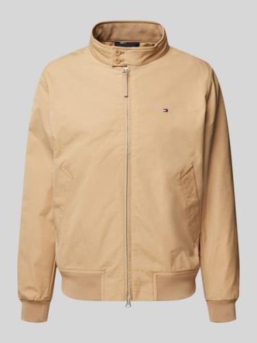 Tommy Hilfiger Jacke mit Logo-Stitching Modell 'HARRINGTON' in Sand, G...