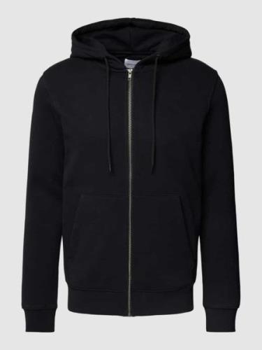 Jack & Jones Sweatjacke mit Kapuze Modell 'JESTAR' in Black, Größe XXL