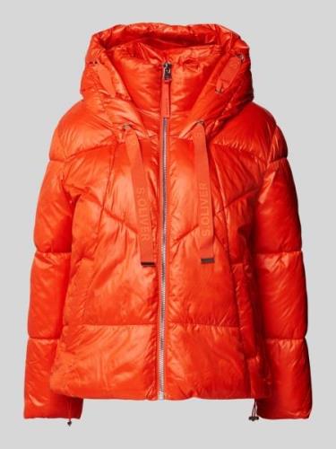 s.Oliver RED LABEL Steppjacke mit Kapuze in Rot, Größe 36