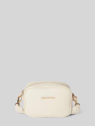 VALENTINO BAGS Crossbody Bag mit Label-Detail Modell 'NEVER' in Offwhi...