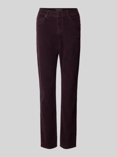 Angels Slim Fit Jeans im 5-Pocket-Design Modell Cici' in Aubergine, Gr...