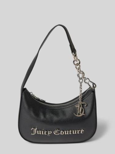 Juicy Couture Hobo Bag mit Label-Applikation Modell 'JASMINE' in Black...