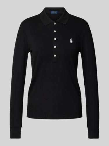 Polo Ralph Lauren Poloshirt im langärmligen Design Modell 'JULIE' in B...