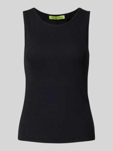 TheJoggConcept Tanktop in Ripp-Optik Modell 'TONDA' in Black, Größe M