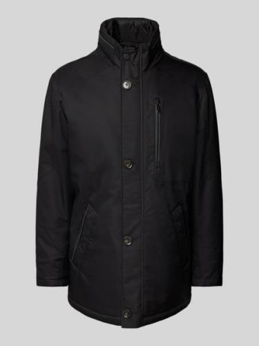 bugatti Jacke mit Stehkragen Modell 'Rainseries' in Black, Größe 50