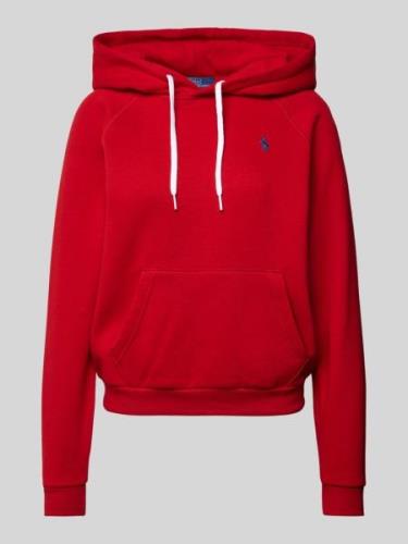 Polo Ralph Lauren Hoodie mit Känguru-Tasche in Rot, Größe L