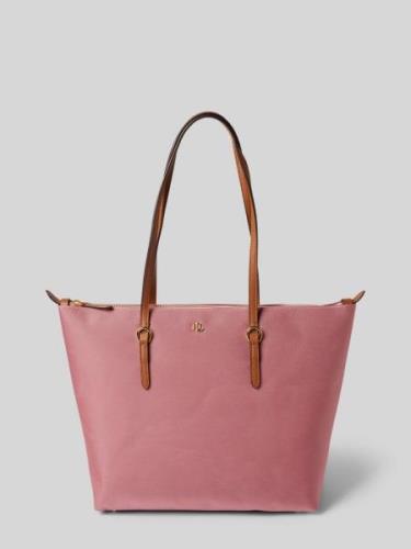 Lauren Ralph Lauren Shopper mit Strukturmuster Modell 'KEATON' in Rose...