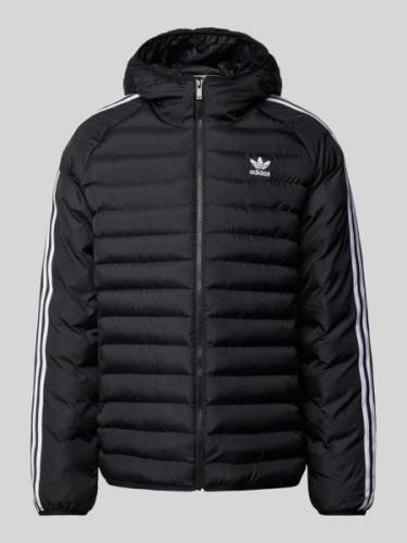 adidas Originals Steppjacke mit Kapuze in Black, Größe L