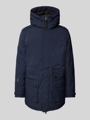 Superdry Parka mit Stehkragen in Marine, Größe XXXL