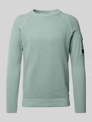 s.Oliver RED LABEL Regular Fit Strickpullover mit Raglanärmeln und Str...