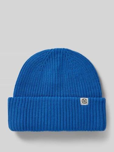 MSCH Copenhagen Beanie mit Logo-Patch Modell 'Galline Rachelle' in Roy...