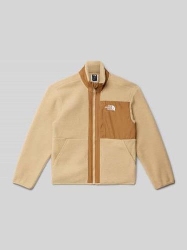 The North Face Fleecejacke mit Label-Stitching Modell 'YUMIORI' in Bei...