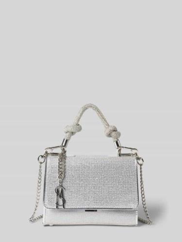 Steve Madden Crossbody Bag mit Allover-Strasssteinbesatz in Silber, Gr...