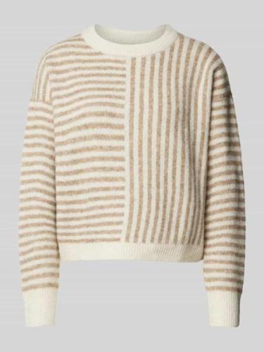 Vero Moda Regular Fit Strickpullover mit Streifenmuster Modell 'URANUS...