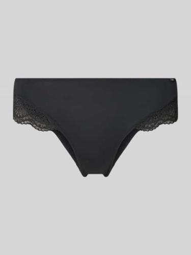 Skiny Slip mit elastischem Bund in Black, Größe 38