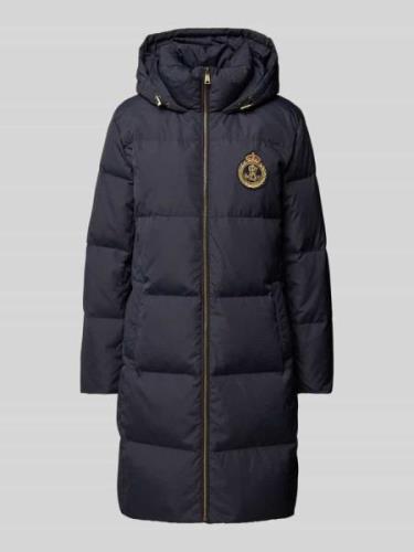 Lauren Ralph Lauren Steppmantel mit Label-Badge in Marine, Größe XL