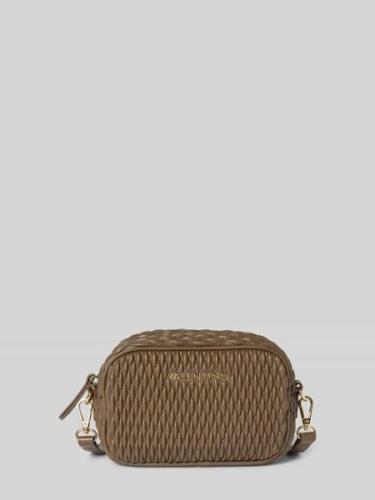 VALENTINO BAGS Crossbody Bag mit Label-Applikation in Taupe, Größe 1