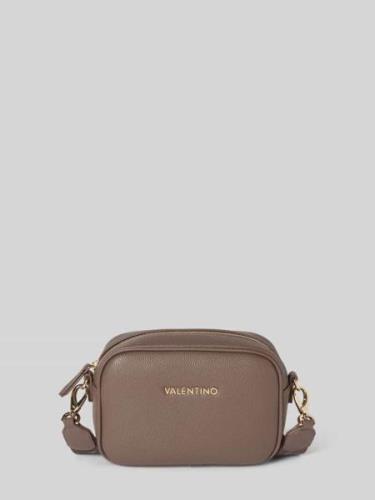 VALENTINO BAGS Crossbody Bag mit Label-Detail Modell 'NEVER' in Taupe,...