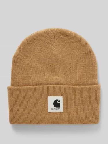 Carhartt Work In Progress Beanie mit Label-Patch Modell 'ASHLEY' in Ca...