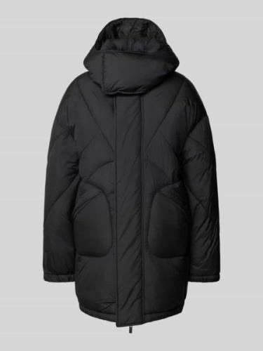 Review Steppjacke mit Kapuze in Black, Größe L