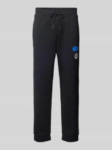 Hugo Blue Sweatpants mit elastischem Bund Modell 'Nimaytro' in Black, ...