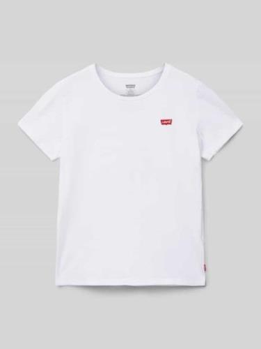 Levi’s® Kids T-Shirt mit Label-Detail in Weiss, Größe 140