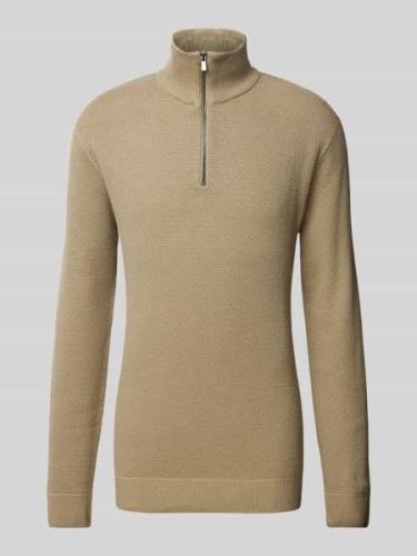 Jack & Jones Premium Strickpullover mit Stehkragen Modell 'BLUCHRISTER...