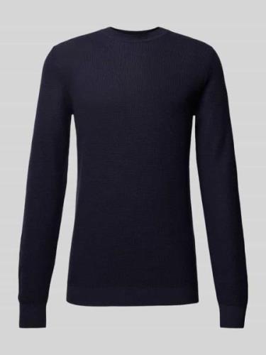 Jack & Jones Premium Strickpullover mit gerippten Abschlüssen Modell '...