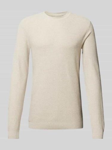 Jack & Jones Premium Strickpullover mit gerippten Abschlüssen Modell '...