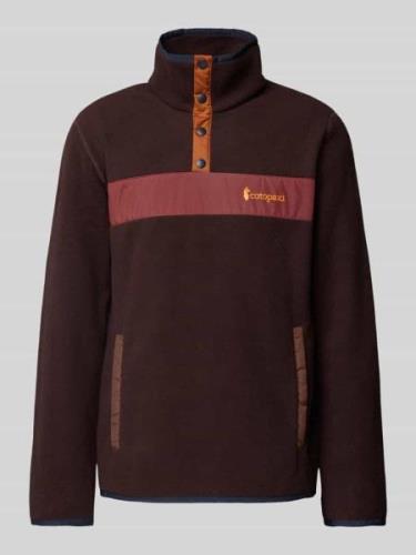 Cotopaxi Fleecepullover mit Stehkragen Modell 'TECA' in Mittelbraun, G...