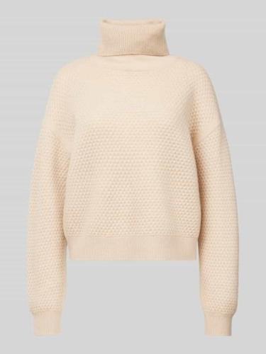 Weekend Max Mara Strickpullover mit Stehkragen Modell 'BORGIA' in Beig...