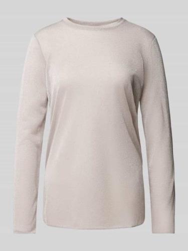 MaxMara Leisure Longsleeve mit Rundhalsausschnitt Modell 'PRUGNA' in R...