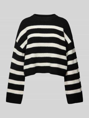 EDITED Strickpullover mit Rundhalsausschnitt Modell 'Louise' in Black,...