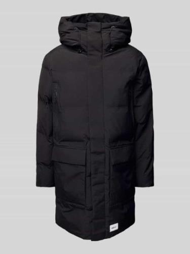 khujo Jacke mit Kapuze Modell 'Hant' in Black, Größe L