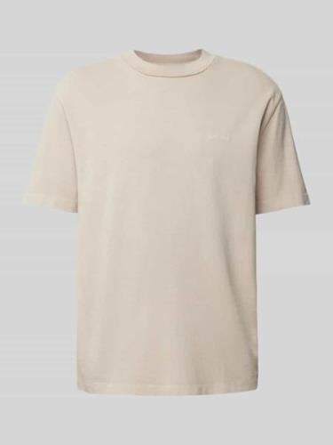 GABBA T-Shirt mit Label-Stitching Modell 'NIGEL WEX' in Offwhite, Größ...