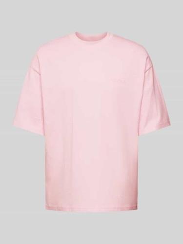 REVIEW Essentials Oversized T-Shirt in Rosa, Größe L