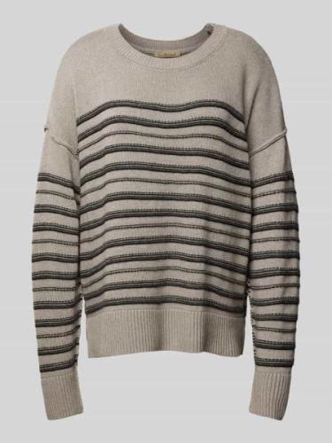 Smith and Soul Oversized Strickpullover mit gerippten Abschlüssen in T...