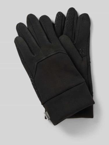 EEM Fingerhandschuhe mit Label-Detail in Black, Größe L