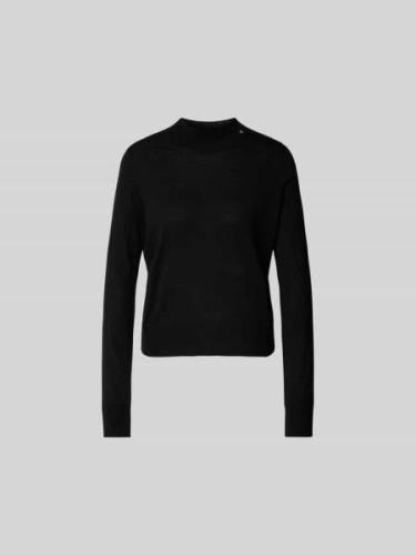 Anine Bing Sweatshirt mit Label-Detail in Black, Größe L