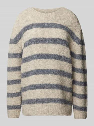 Smith and Soul Oversized Strickpullover mit Rundhalsausschnitt in Offw...