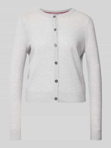 Christian Berg Woman Cardigan mit durchgehender Knopfleiste in Mittelg...